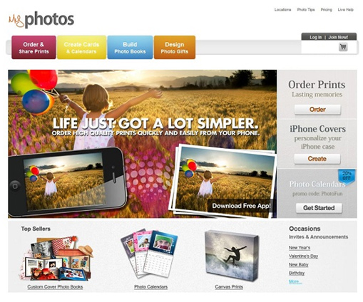 LifePics new GUI design